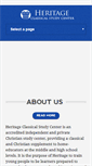 Mobile Screenshot of heritageclassical.com